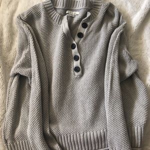 Button up sweater